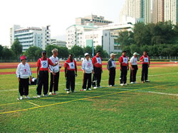 Cheerful Indian team