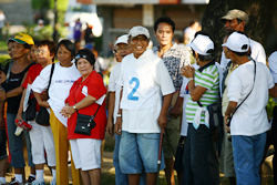 Most players in Manila are 70fs, but there are some teenagers.