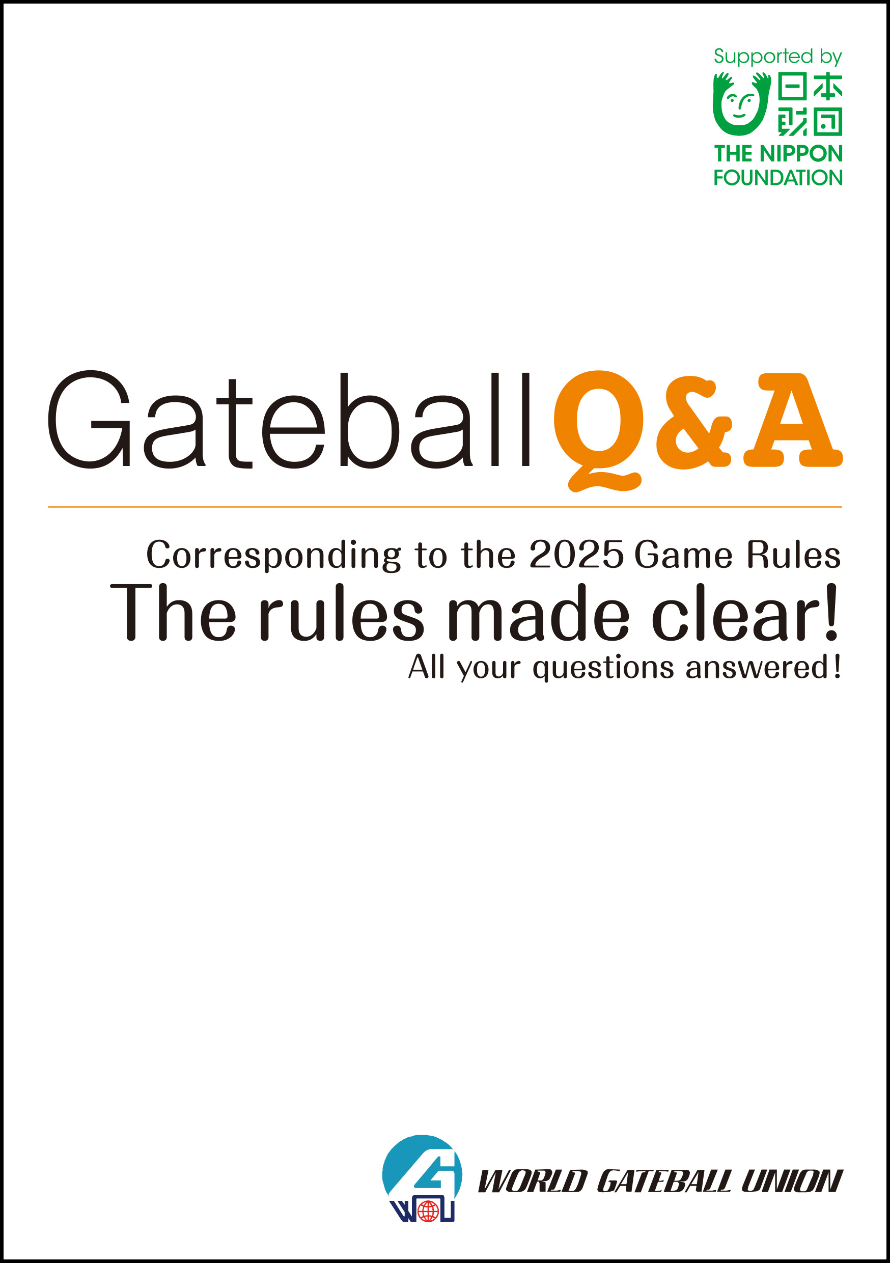 Official Gateball Rules&Guide for Referees
